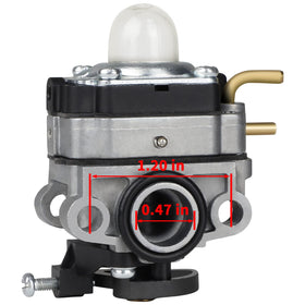 Ferilter 753-06258a Craftsman carburetor closeup suitable for weed wacker use.