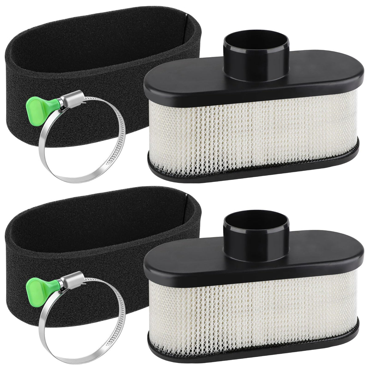Ferilter air filter for Kawasaki FR691V/FR730V with pre-filter for dust protection