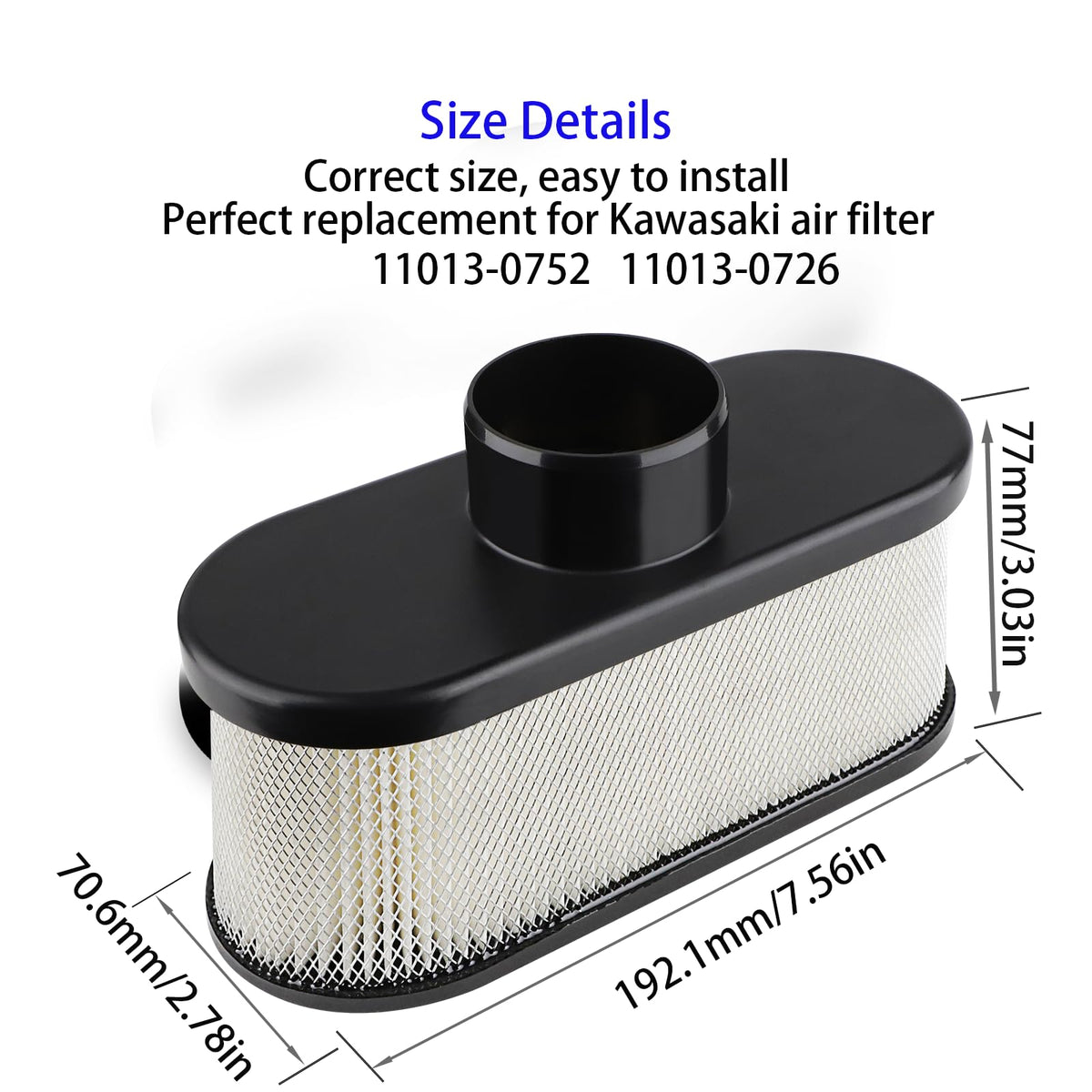 Ferilter two-pack air filter kit for 22-24hp Kawasaki engines