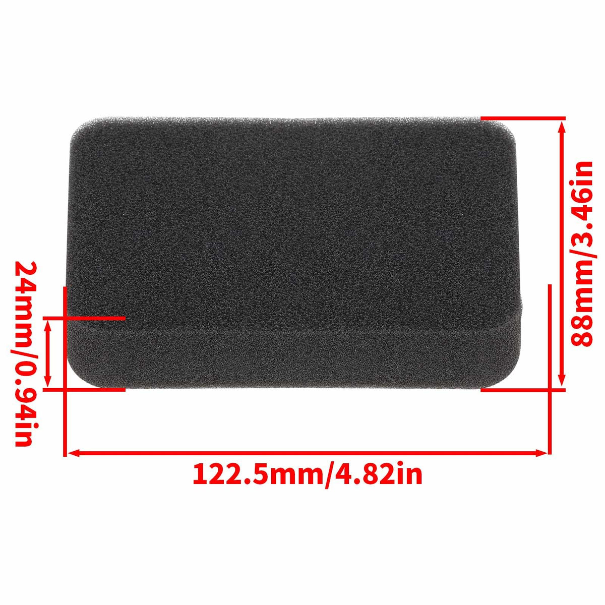 Ferilter air filter pack for Husqvarna 150BT with two replacements