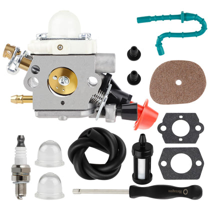 Ferilter C1M-S207A carburetor with metal throttle cable for durable throttle control