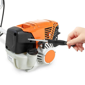 Ferilter carrying bag and cleaning brush set for organized maintenance