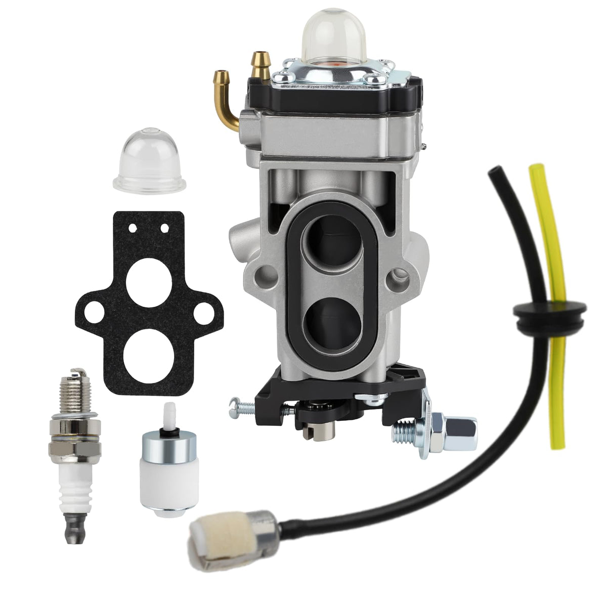 Ferilter EBZ7500 carburetor package with fuel line kit for Redmax blowers.