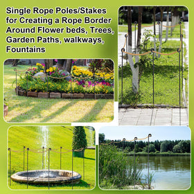 Ferraycle rope stake loop close-up shows powder-coated resilience.