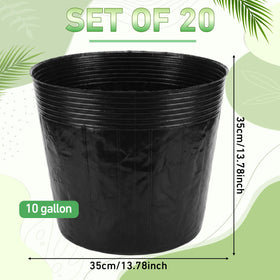 Ferrochef 15.8-inch round pot supports robust root growth.