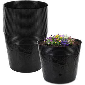 Ferrochef 30-pack 5-gallon nursery pots for bulk planting and space management.