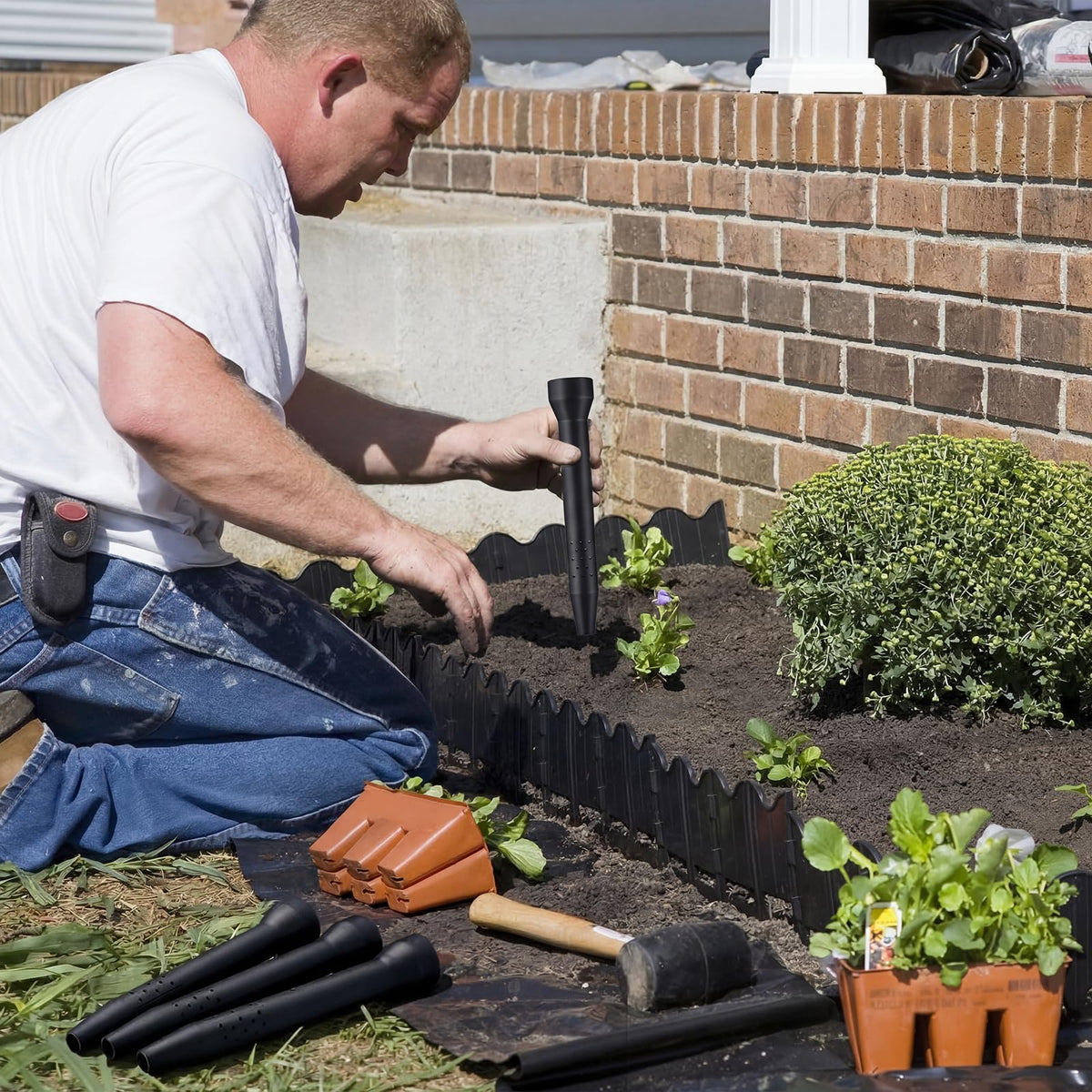 Ferrochef easy-install watering stick placed near plant roots for quick setup