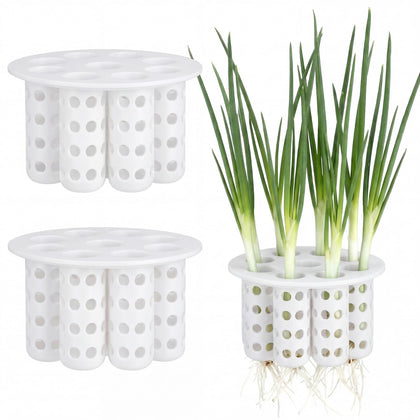 Ferrochef two-pack green onion planter assembled for a fresh scallions supply at home