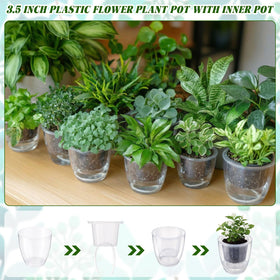 Ferrochef self-watering technology with reservoir helps prevent overwatering.