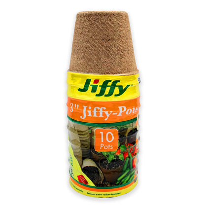 Ferry Morse Jiffy-Pots 3 Round seed starter for healthy root growth and easy transplanting
