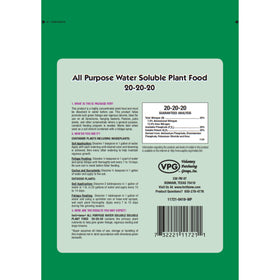 Ferti-Lome 20-20-20 flower bloom supports lush, colorful garden baskets.