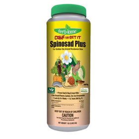 Ferti-lome Come and Get It Spinosad Plus bait granules protect outdoor plants