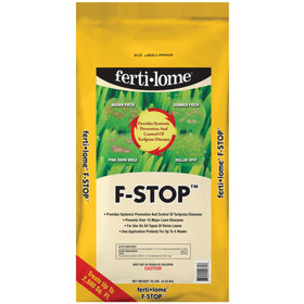 Ferti-lome F-Stop Fungicide Granules bag for up to 2,500 sq ft coverage.
