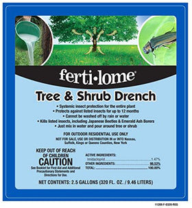 Fertilome 10208 bottle pour application around roots for systemic insect control