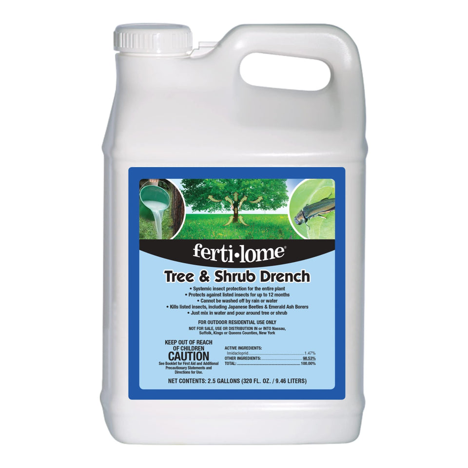 Fertilome 10208 tree and shrub drench bottle pour action for systemic pest protection