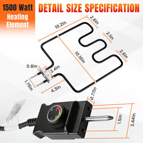 Fetechmate adjustable thermostat cord controller for consistent smoking temperatures.