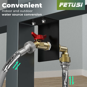 FETUSI DIY installation with pre-drilled hole guide for screens