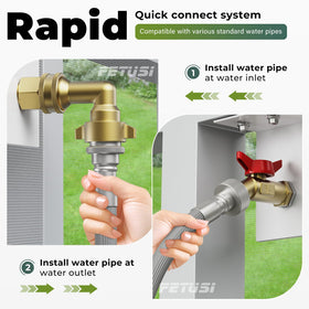 FETUSI screen-ready kit ideal for patios and irrigation.
