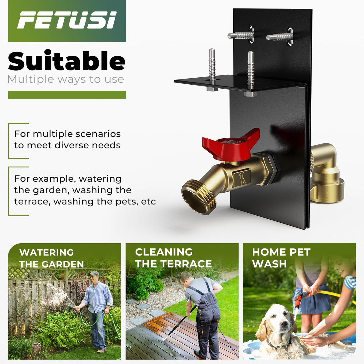 FETUSI standard pipe compatibility allowing quick connections
