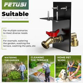 FETUSI standard pipe compatibility allowing quick connections