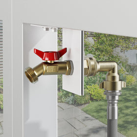 FETUSI water spigot kit with brass connector for reliable outdoor water access.