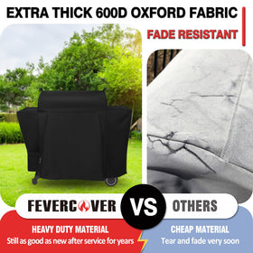 FEVERCOVER Velcro strap keeps the cover secure in wind