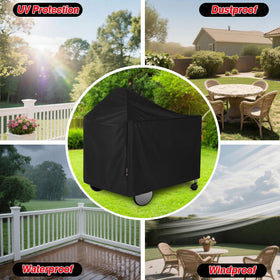FEVERCOVER waterproof coating protecting against rain and snow on the grill