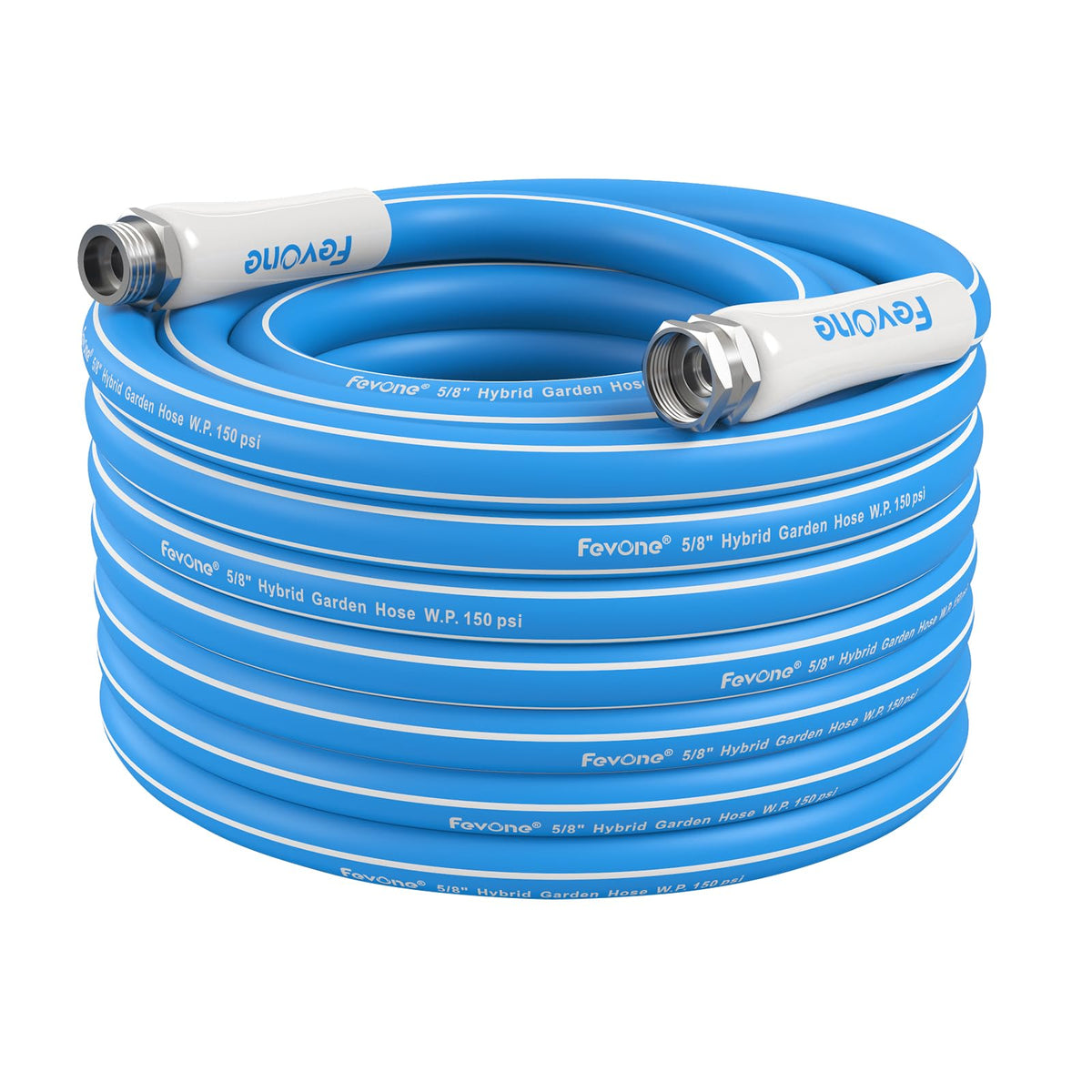 Fevone 50ft garden hose non-kink maintains steady flow for lawns and washing