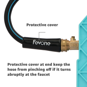 FEVONE leak-free brass fittings prevent leaks at spigot and nozzle.