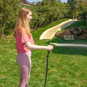 Fevone 6ft hose with burst resistance up to 600 psi for reliable outdoor use.