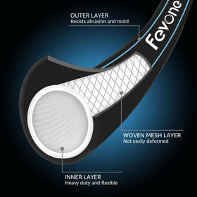 Fevone 6ft hose provides consistent pressure for garden tasks and outdoor upkeep.