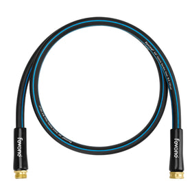 Fevone short water hose 6ft kink-resistant for smooth watering and cleaning tasks.