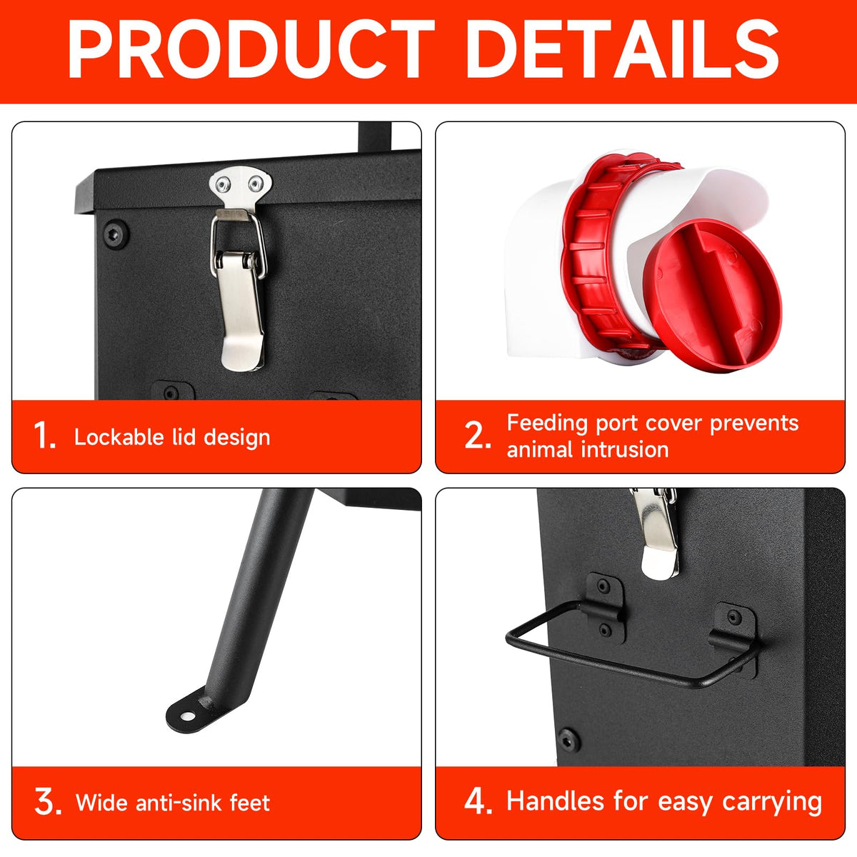 Fewuto easy-clean interior design simplifies refilling and maintenance.