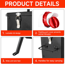 Fewuto easy-clean interior design simplifies refilling and maintenance.