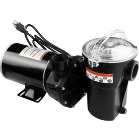 Fexhull pool pump assembly showing sturdy setup for reliable above-ground filtration
