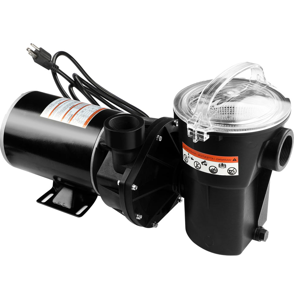 Fexhull pool pump assembly showing sturdy setup for reliable above-ground filtration