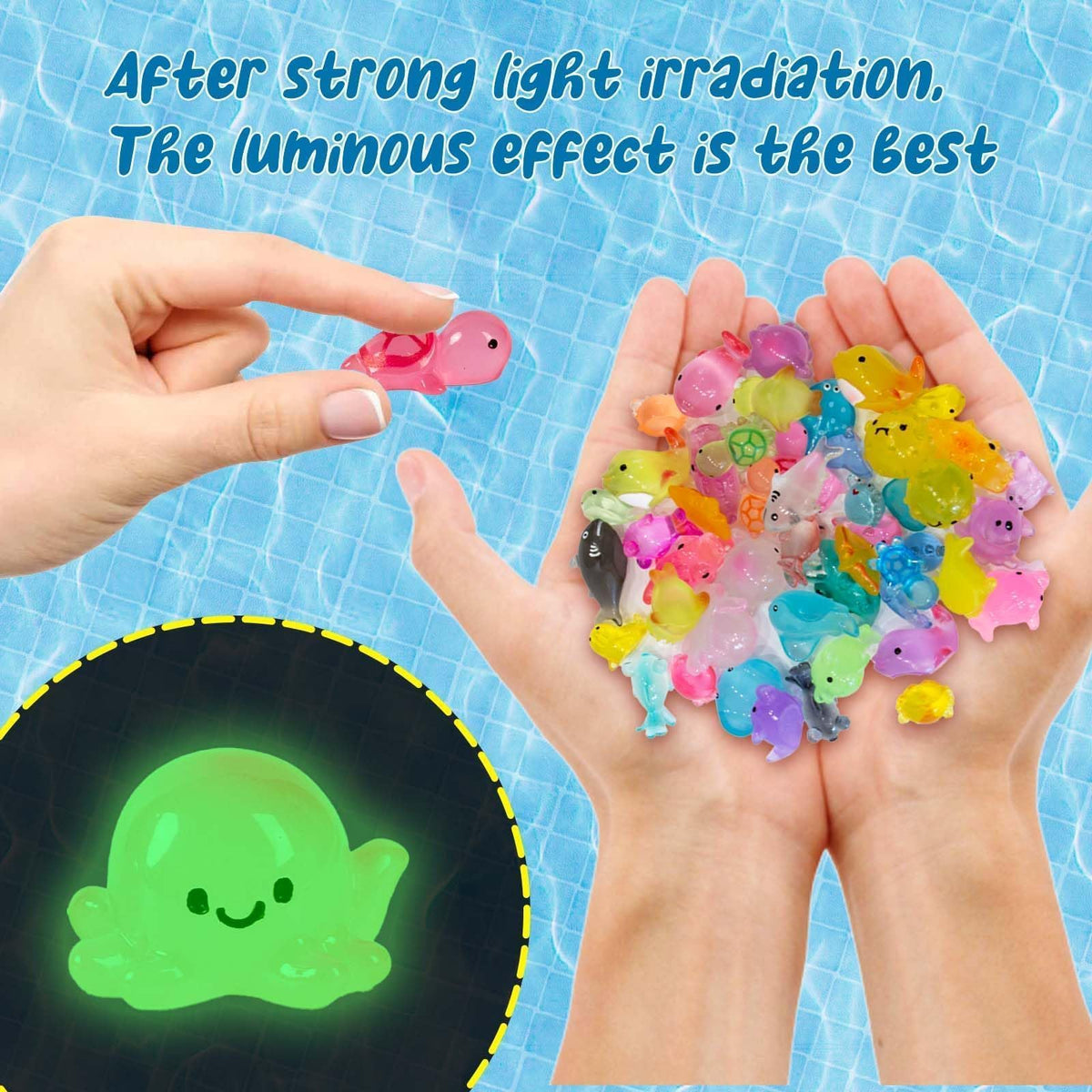 FEXIA DIY garden sea decor figures brighten desks and shelves.