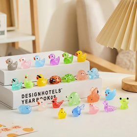 FEXIA glow mini animals birds brighten fairy gardens and micro landscapes