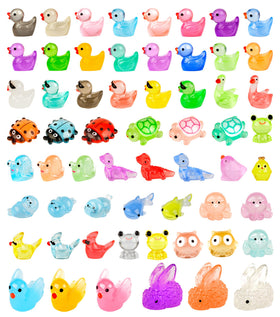 FEXIA glow mini animals dollhouse accessory enhances tiny rooms