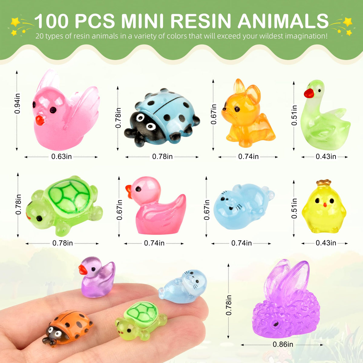 FEXIA glow mini animals frogs brighten terrariums with gentle radiance
