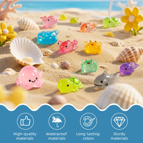 FEXIA luminous ocean figures create magical glow in any display.