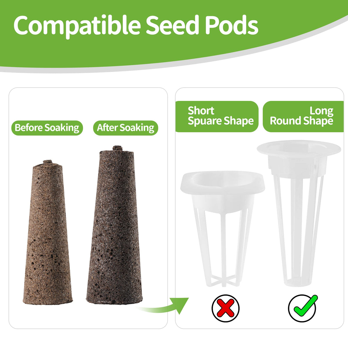 Feyut biochar clean grow formula sponges demonstrating moisture control