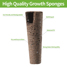 Feyut replacement root sponges closeup highlighting biochar texture for cleaner rooting