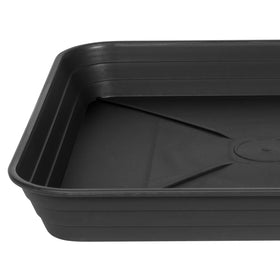 Feyvdzv square plant saucer 10-inch catches excess water and helps tidy spaces