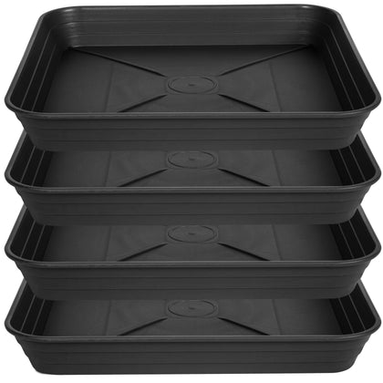 Feyvdzv square plant saucer 6-inch catches drips to protect floors