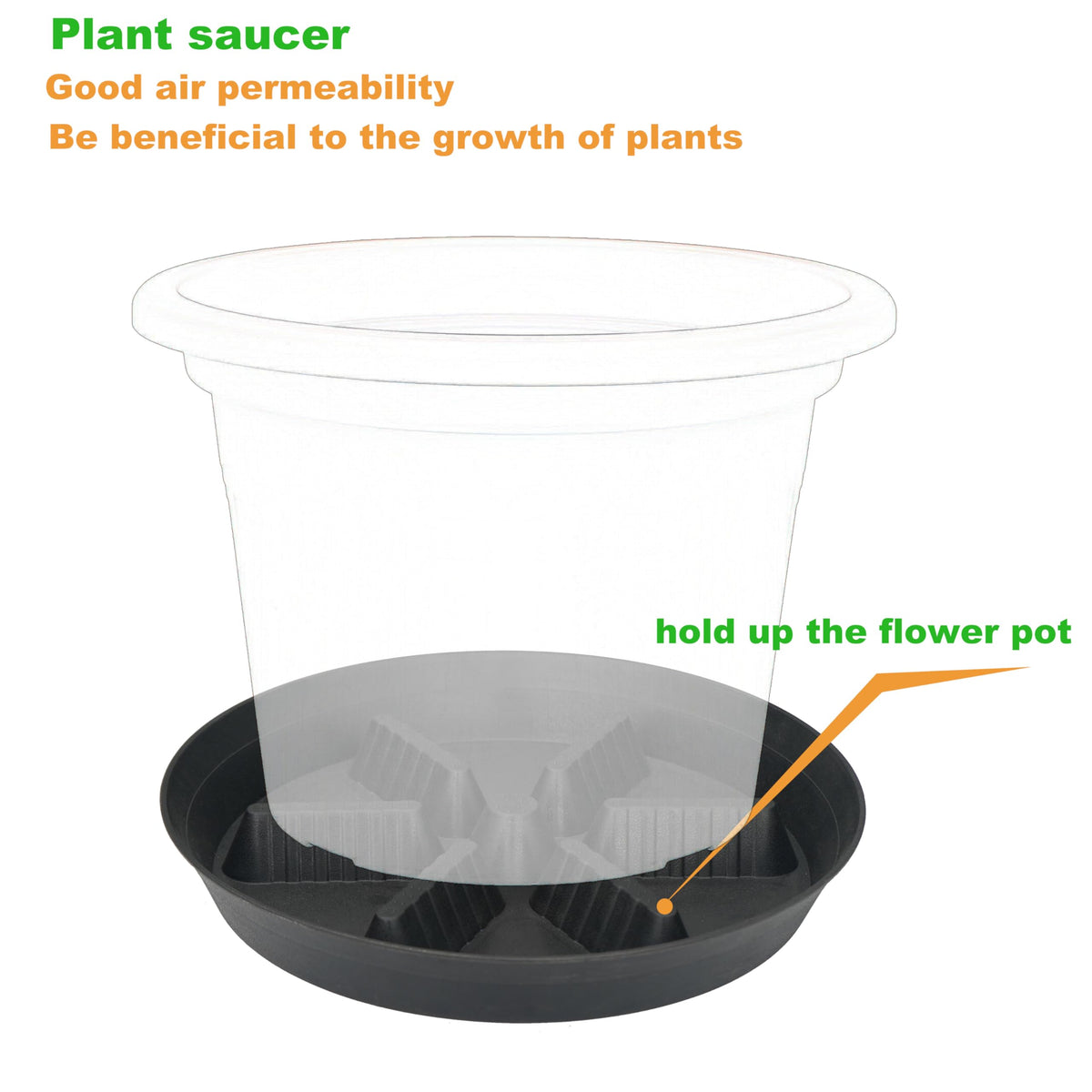 Feyvdzv water catcher tray keeps floors dry beneath pots