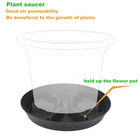 Feyvdzv water catcher tray keeps floors dry beneath pots