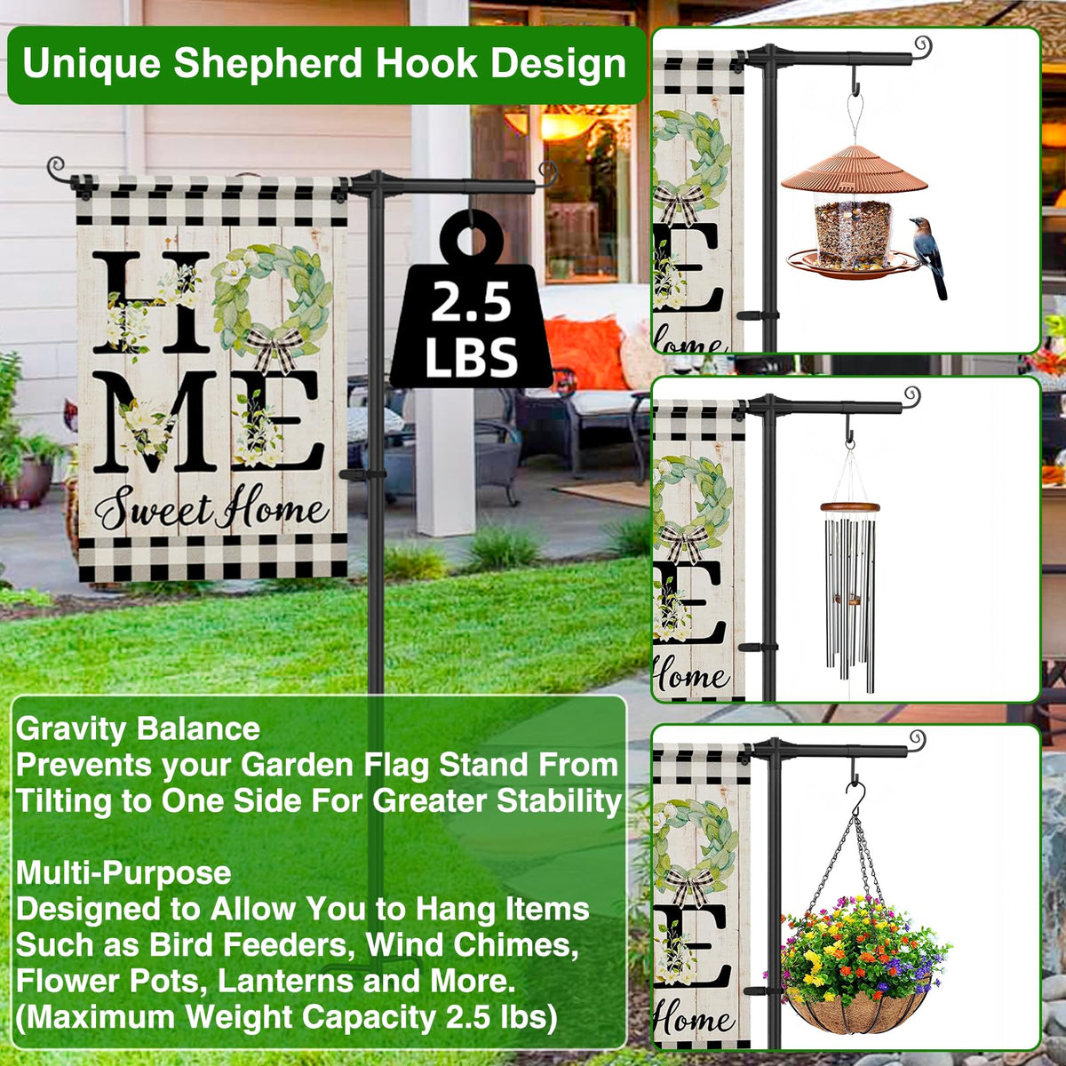 FFILY anodized rust resistant finish for outdoor use