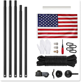 FFILY extra-strong flag clips securely hold flags.