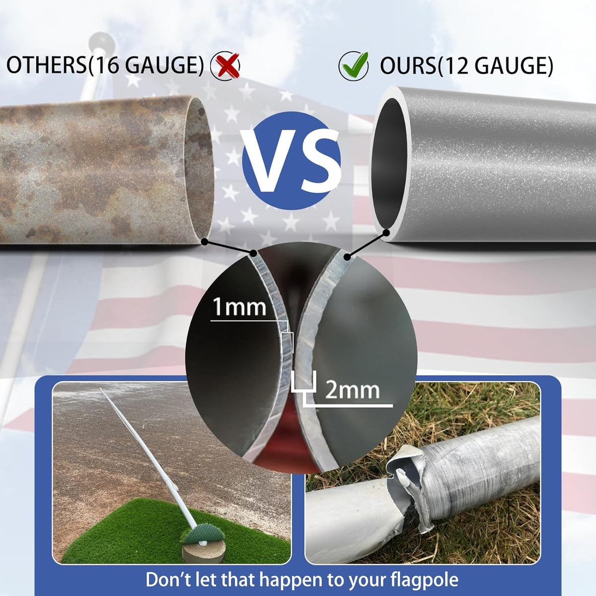 FFILY flag pole pulley truck for smooth flag changes